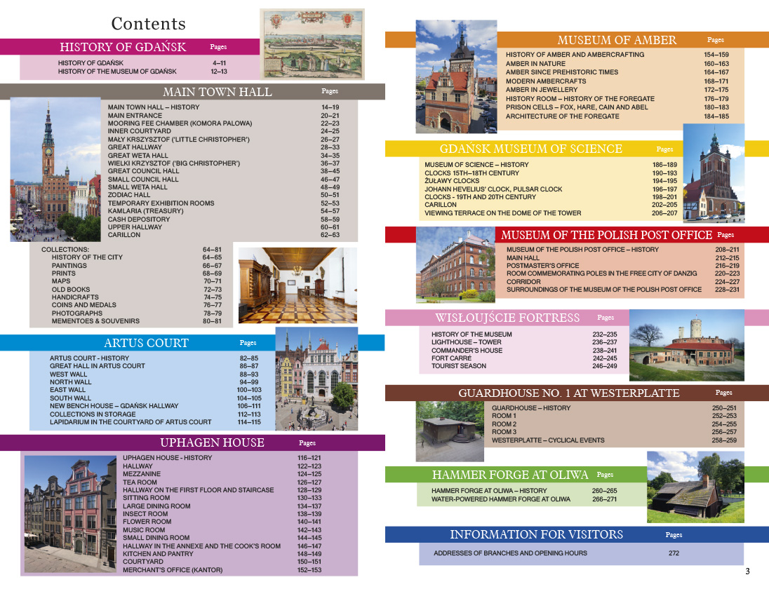 Gdansk - illustrated guidebook - content